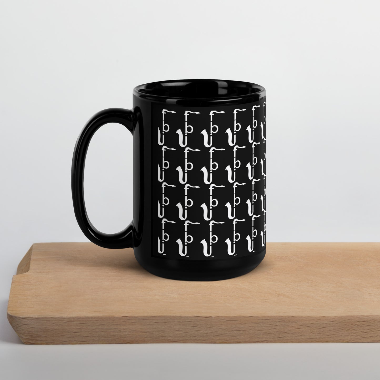 Black Glossy Mug