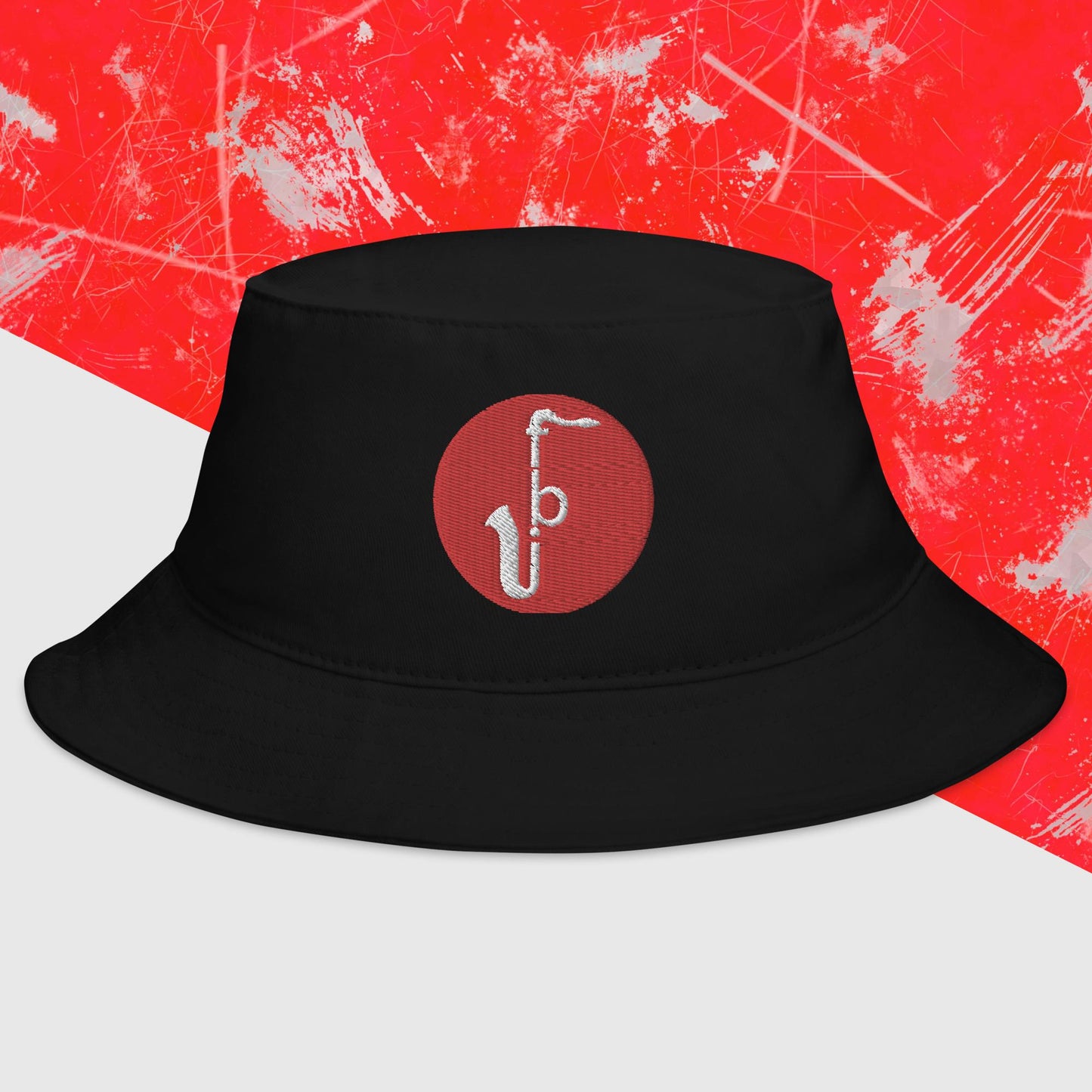 Bucket Hat -Red Logo