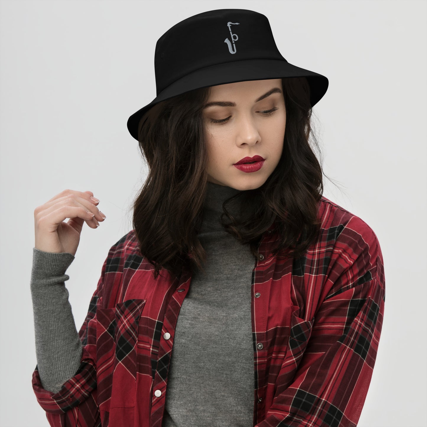 Bucket Hat - Grey Logo