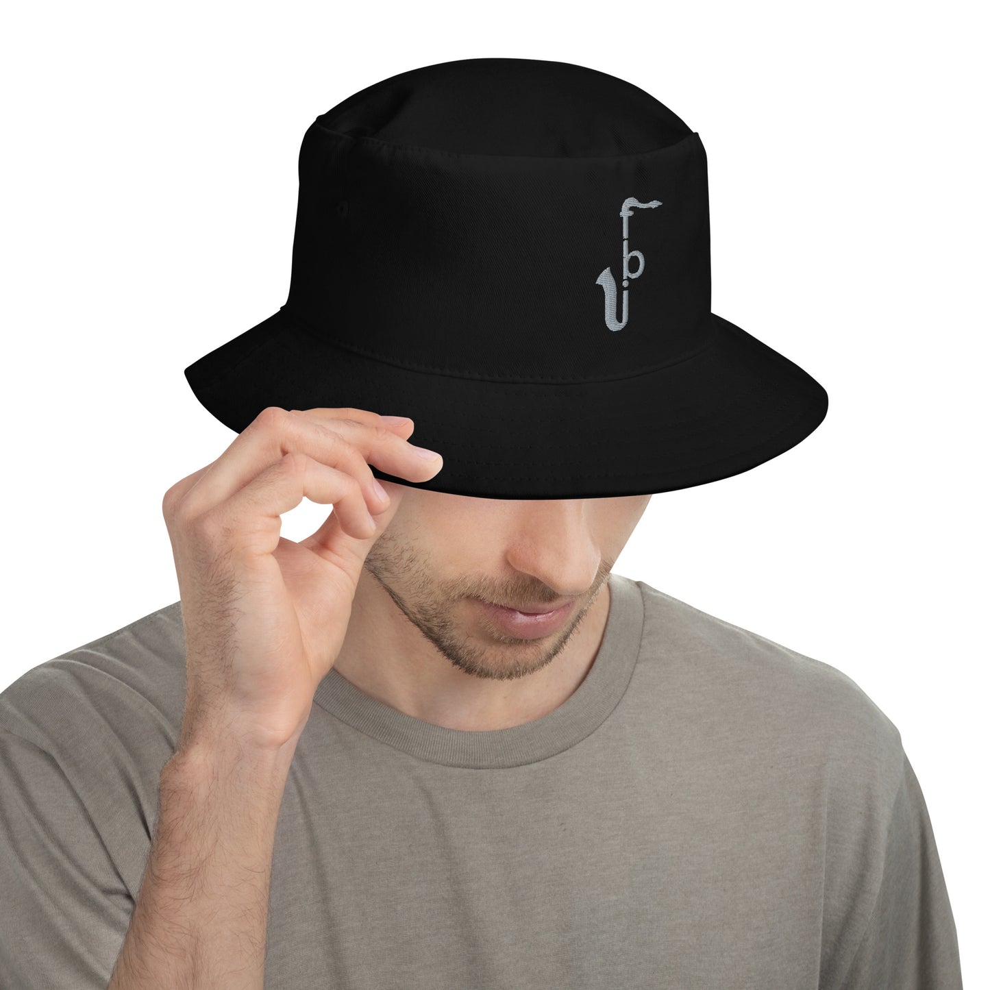 Bucket Hat - Grey Logo
