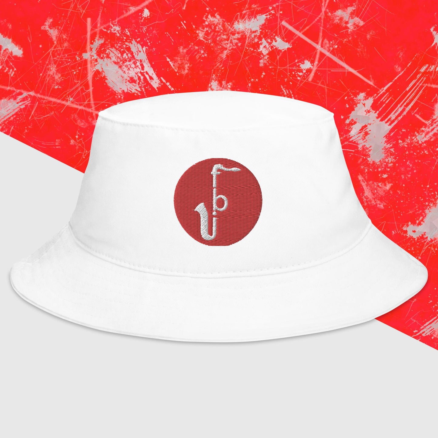 Bucket Hat -Red Logo