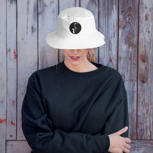 Bucket Hat- Black Logo