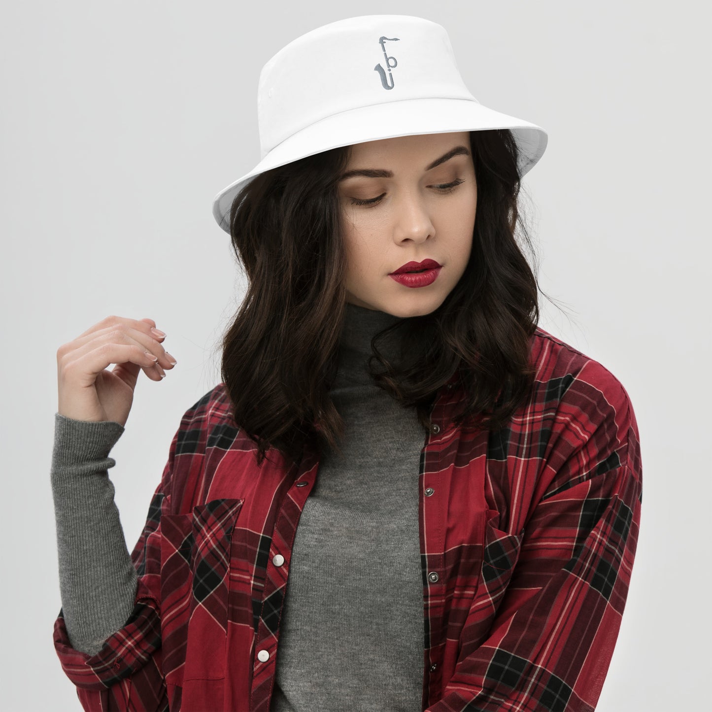 Bucket Hat - Grey Logo